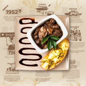 CREAMY CAJUN CHICKEN LIVERS
With Cheesy Garlic Bread