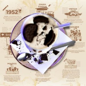 CHOCOLATE BROWNIE
Served with Ice Cream Scoop